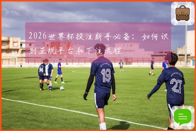 2026世界杯投注新手必备：如何识别正规平台和下注流程